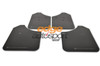 Rally Armor UR Mud Flaps Urethane BLACK w/ GRAY LOGO (SEDAN) Subaru Impreza ALL 2002-2007