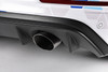 Milltek Sport Catback Exhaust CERAKOTE BLACK TIPS Ford Focus RS 2016+
