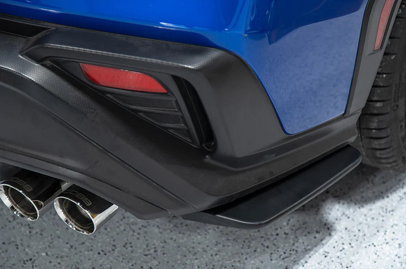 OLM S Style Matte Black Rear Spats Subaru WRX 2022-2023