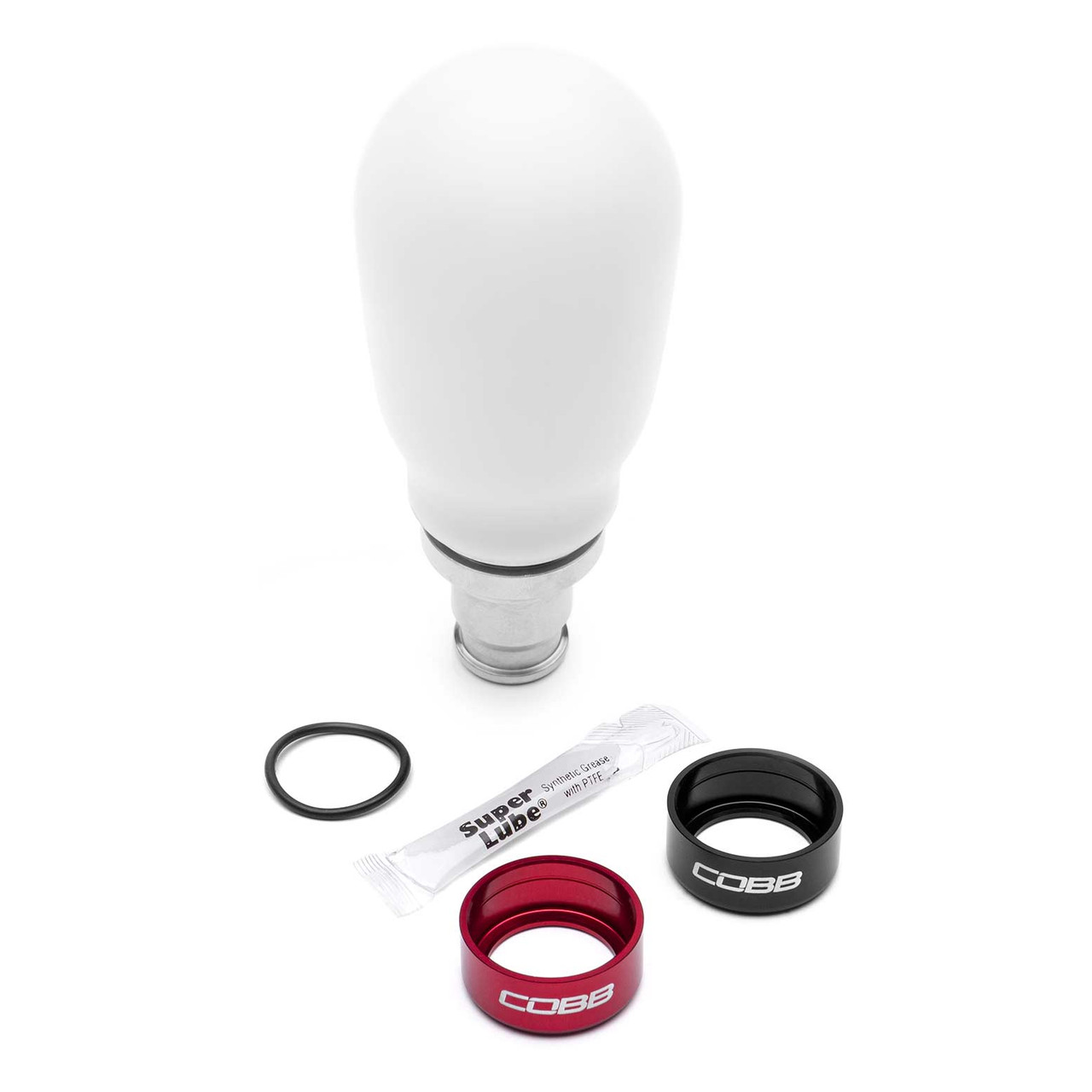 Cobb Tuning Tall Weighted Shift Knob WHITE | Honda Civic Type R