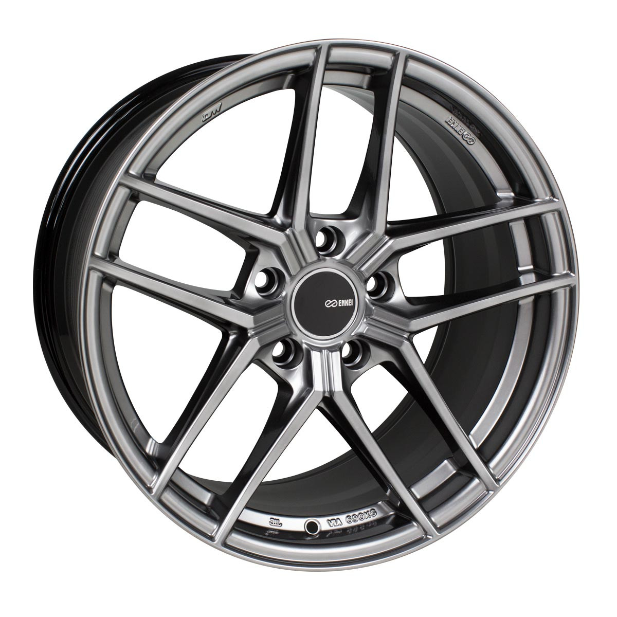 Enkei TY5 Wheel | 18x9.5 +35, 5x120 | Hyper Silver - EdgeAutosport.com