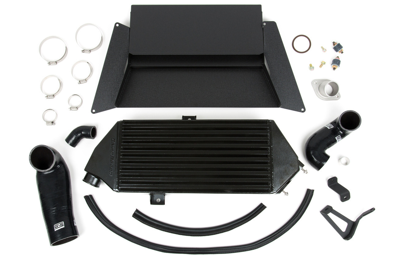 Grimmspeed Top Mount Intercooler Kit TMIC BLACK THERMAL COATING