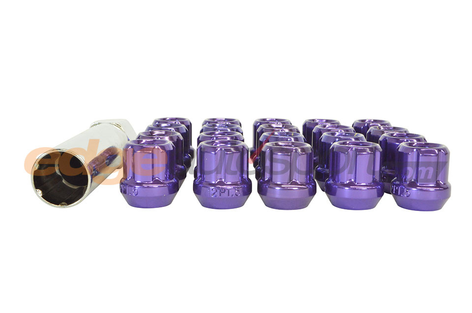 Wheel Mate Muteki Open End Lug Nuts - Purple 12x1.50 main image 0