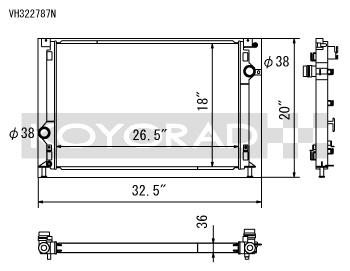 Koyorad Racing Hyper V-Series Radiator Ford Focus ST 2013-2018 ...