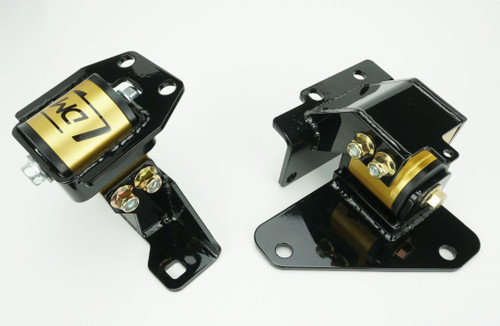 Damond Motorsports Side Mount Combo GOLD w/ BLACK BUSHING | STREET Mazdaspeed 6 2006-2007