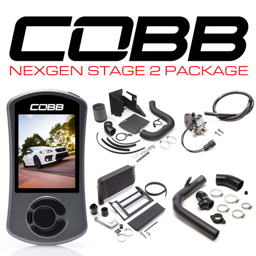 Cobb Tuning NEXGEN Stage 2 Power Package BLACK Subaru WRX 2015-2021