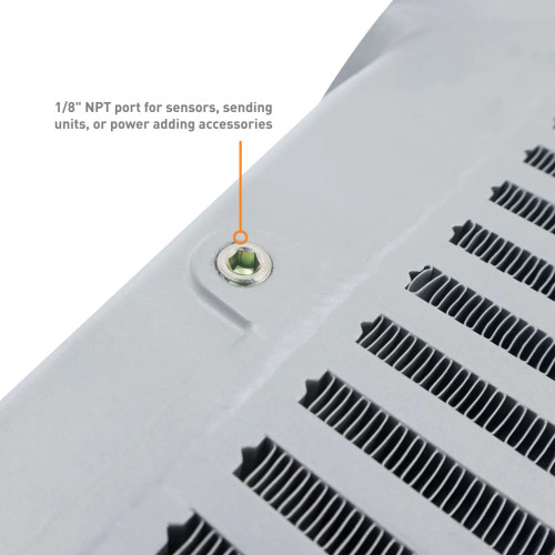 Mishimoto Top Mount Intercooler SILVER Subaru WRX 2022-2023