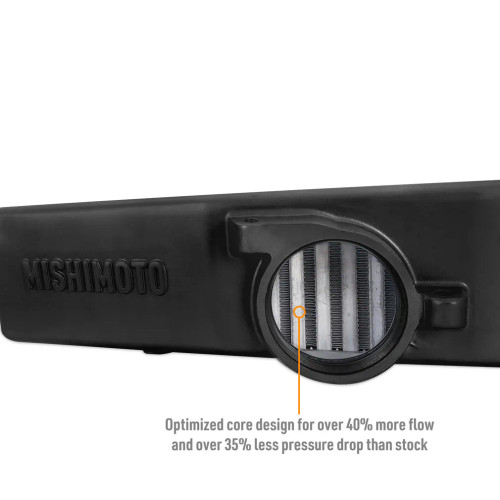 Mishimoto Top Mount Intercooler and Pipe Kit BLACK w/ RED PIPE Subaru WRX 2022-2023