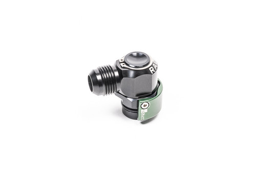 Radium Engineering V2 Quick Connect 19mm Male To 10AN Male 90Deg 20-0748