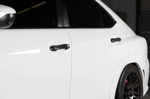 OLM Carbon Fiber Door Handle Covers (Base/Premium Only) Subaru WRX 2022-2023