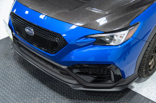 OLM S Style Matte Black Front Lip Subaru WRX 2022-2023