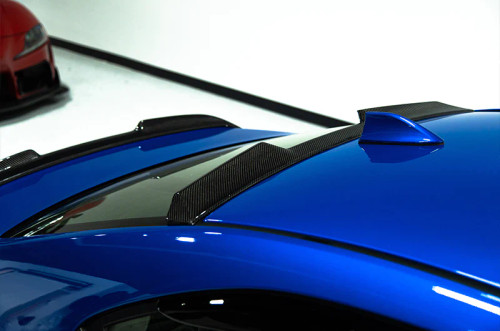 OLM V2 Carbon Fiber Rear Roof Spoiler Subaru WRX 2022-2023