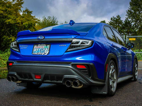OLM Spec-AR LED Taillights (Clear Lens/Black Base/White Bar) Subaru WRX 2022-2023