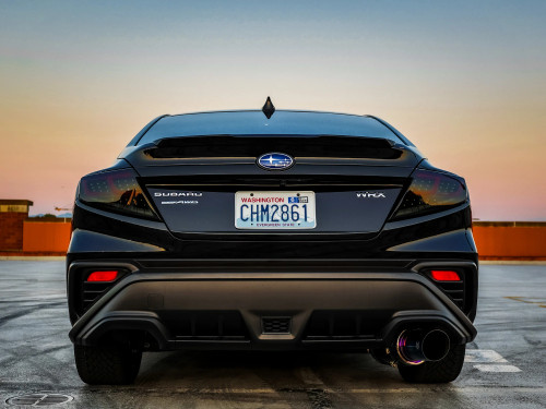OLM Spec-AR LED Taillights (Smoke Lens/Black Base/Red Bar) Subaru WRX 2022-2023