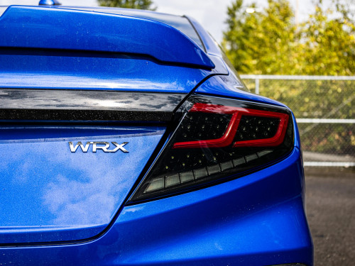 OLM Spec-AR LED Taillights (Smoke Lens/Black Base/Red Bar) Subaru WRX 2022-2023