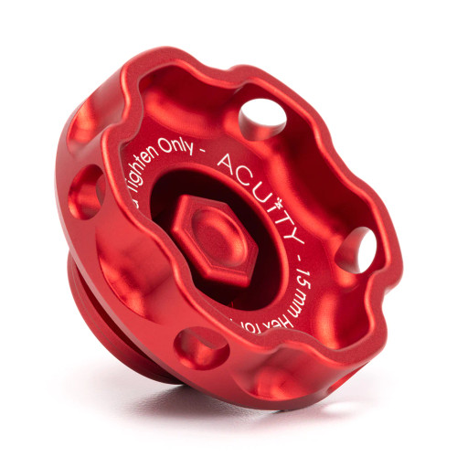 Acuity Instruments Podium Oil Cap SATIN RED Honda/Acura MULTIPLE FITMENTS