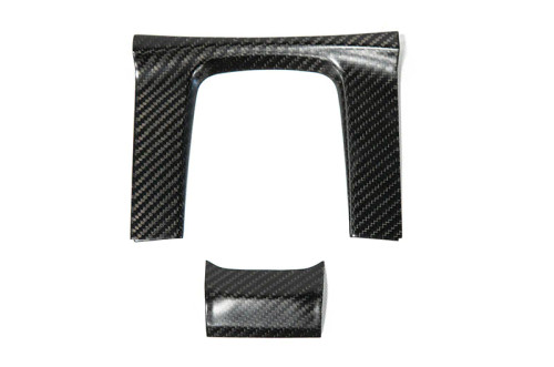 OLM Carbon Fiber Shifter Panel Cover Matte Finish Honda Civic ALL 2016-2021