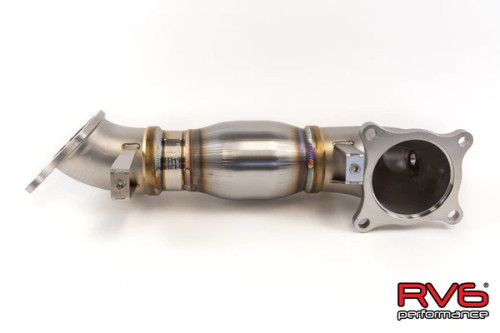RV6 Performance High Temp Catted Downpipe Honda Civic Type R 2017-2024 | Acura Integra 2.0T 2023+