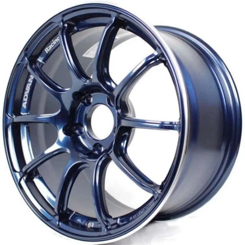 Advan Racing Wheel RZII | 18X9.5 +35 5-120 | Racing Indigo Blue & Ring (YAZ8J35WE)