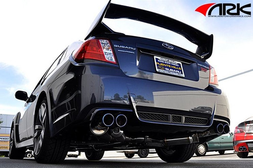 ARK GRIP Exhaust System Polished Tip SEDAN Subaru WRX STI 2011-2014