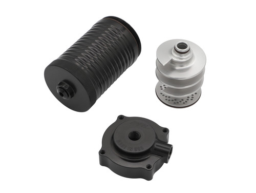 PRL Motorsports Helix Air Oil Separator, Black | Honda Civic Type R FK8 2017-2021 (PRL.1053.1.BLK)