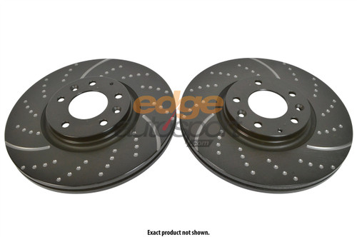 EBC GD Sport Slotted and Dimpled Rotors FRONT, 335mm  | Ford Focus ST 2014.5-2018 (GD7706)