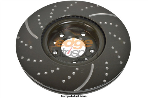 EBC GD Sport Slotted and Dimpled Rotors FRONT, 335mm  | Ford Focus ST 2014.5-2018 (GD7706)