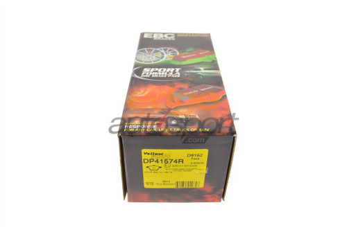 EBC YellowStuff Brake Pads FRONT Mazdaspeed 3 2007-2013