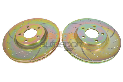 EBC 3GD Sport Slotted and Drilled Rotors FRONT Mazdaspeed 3 2007-2013