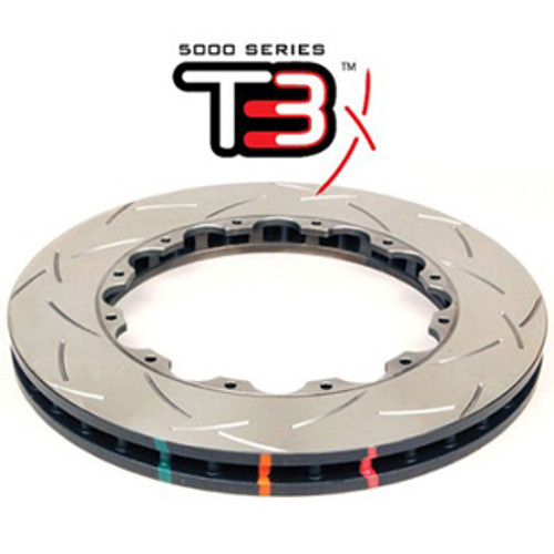 DBA Club Spec 5000 Series T3 Slotted Replacement Rotor Ring SINGLE | FRONT Mitsubishi Evolution 2008-2014