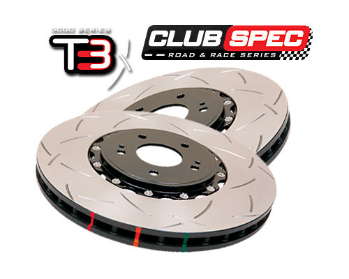 DBA Club Spec 5000 Series T3 Slotted Brake Rotor SINGLE | FRONT (Brembo) Nissan 350Z 2003+