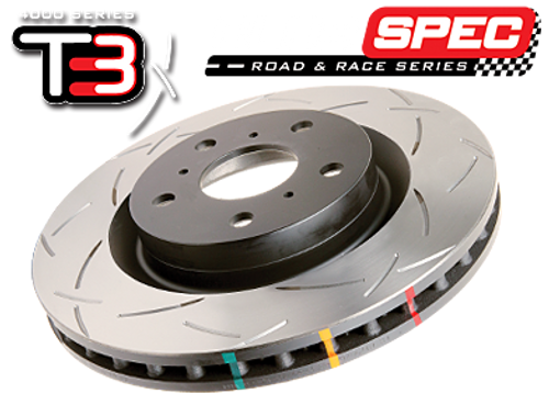 DBA Club Spec 4000 Series T3 Slotted Brake Rotor SINGLE | REAR VW MK5 MK6 GTI 2003+ / Jetta 2003+