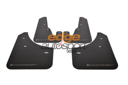 Rally Armor UR Mud Flaps Urethane BLACK w/ SILVER LOGO Mazdaspeed 3 2007-2009