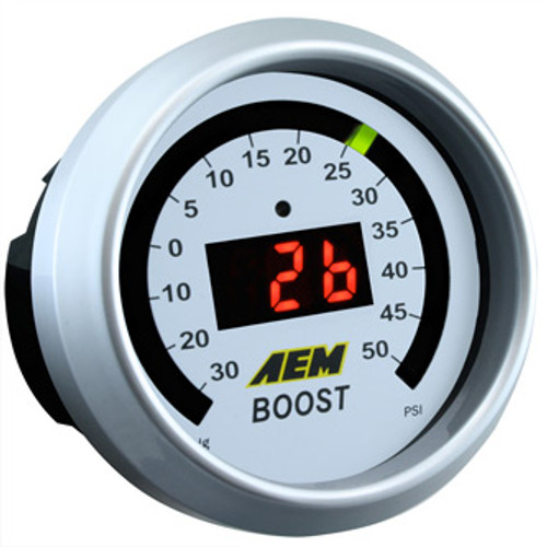 AEM Boost Pressure Gauge Digital 50psi