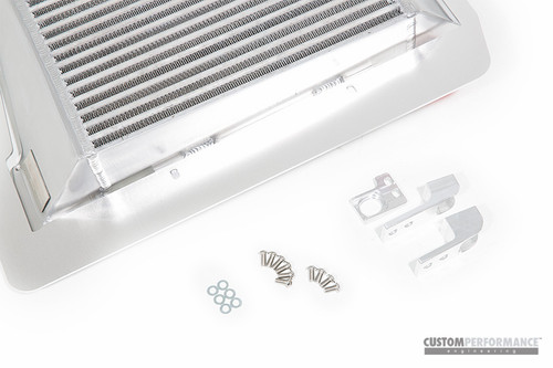 cp-e DeltaCore Top Mount Intercooler SILVER | TITAN FINISH Mazdaspeed 3 2007-2009 | Mazdaspeed 6 2006-2007