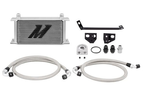 Mishimoto Oil Cooler Kit SILVER Ford Mustang EcoBoost 2015-2019