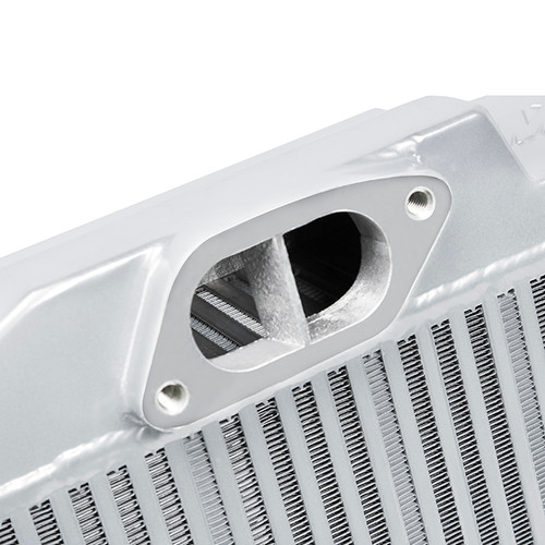 Mishimoto Top Mount Intercooler SILVER CORE | RED SILICONE Subaru WRX STI 2008-2019