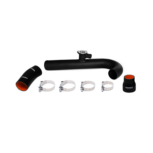 Mishimoto Hot Side Intercooler Pipe Kit WRINKLE BLACK Ford Mustang EcoBoost 2015-2019