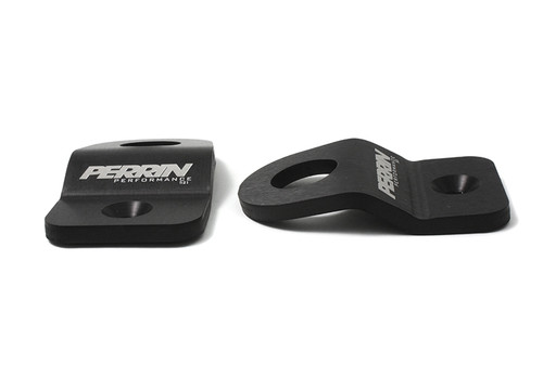 Perrin Upper Radiator Bracket Set BLACK Subaru WRX | WRX STI 2008-2014
