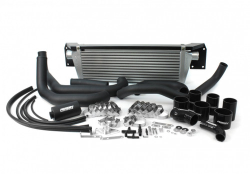 Perrin Front Mount Intercooler Boost Tube Kit BLACK PIPING | BLACK COUPLERS Subaru WRX STI 2008-2014