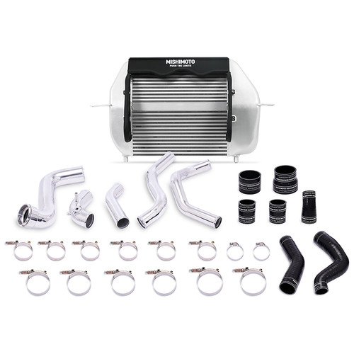 Mishimoto Intercooler Kit SILVER CORE | POLISHED PIPING Ford F-150 EcoBoost 2011-2014