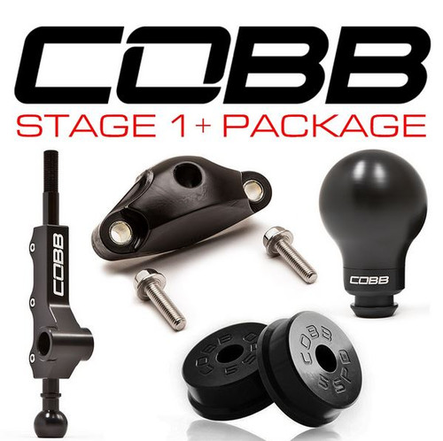 Cobb Tuning Stage 1+ Drivetrain Package Narrow Barrel WHITE w/ BLACK Subaru WRX 2002-2007