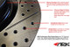 ARK Slotted and Drilled Brake Rotors REAR (Brembo Calipers) Genesis Coupe 2010+