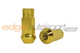 Muteki SR48 Open End Lug Nuts YELLOW CHROME 12x1.5