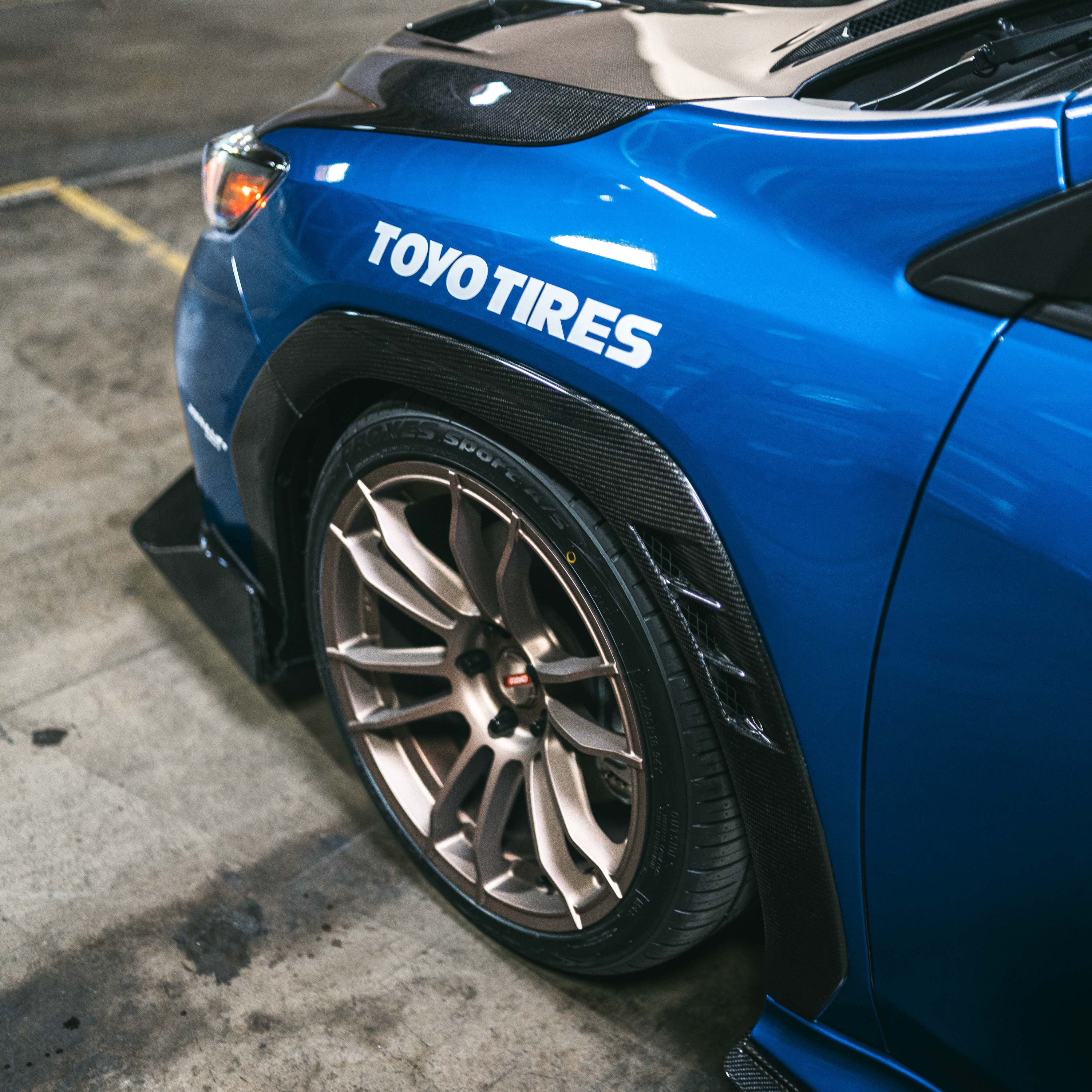 Seibon Carbon Fiber Front Fender Trim Subaru WRX 2022-2024