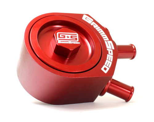 IAG Performance Air Oil Separator (AOS) For Subaru WRX 2008-14 & STi 2008-21 – Red, IAG-ENG-7186RD