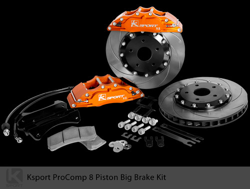 KSport ProComp Big Brake Kit 14'/356mm FRONT Subaru WRX STI 2008