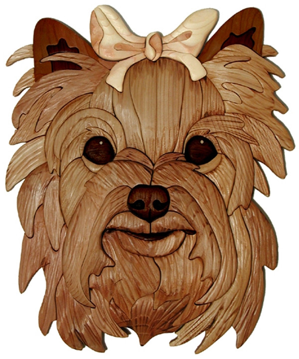 YORKIE HEAD INTARSIA PATTERN - PS Wood Machines