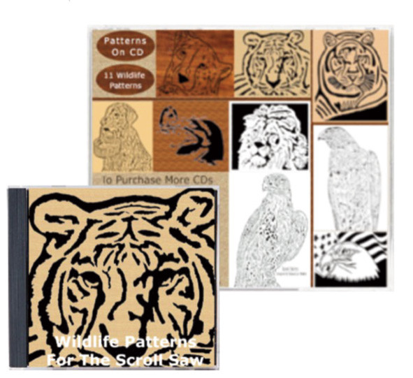 Animal Pattern Disc Wildlife Patterns Disc - PS Wood Machines