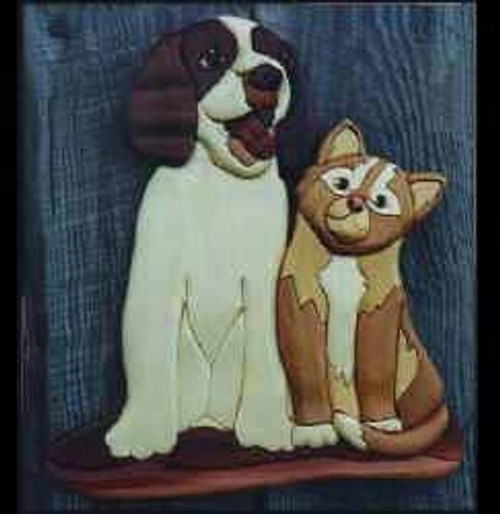 PUP & KITTEN INTARSIA PATTERN